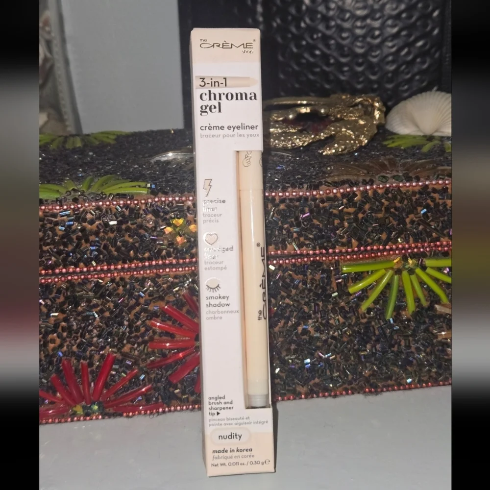 The Creme  shop 3 N 1 Chroma Gel Cream Eyeliner in NUDITY new in box
